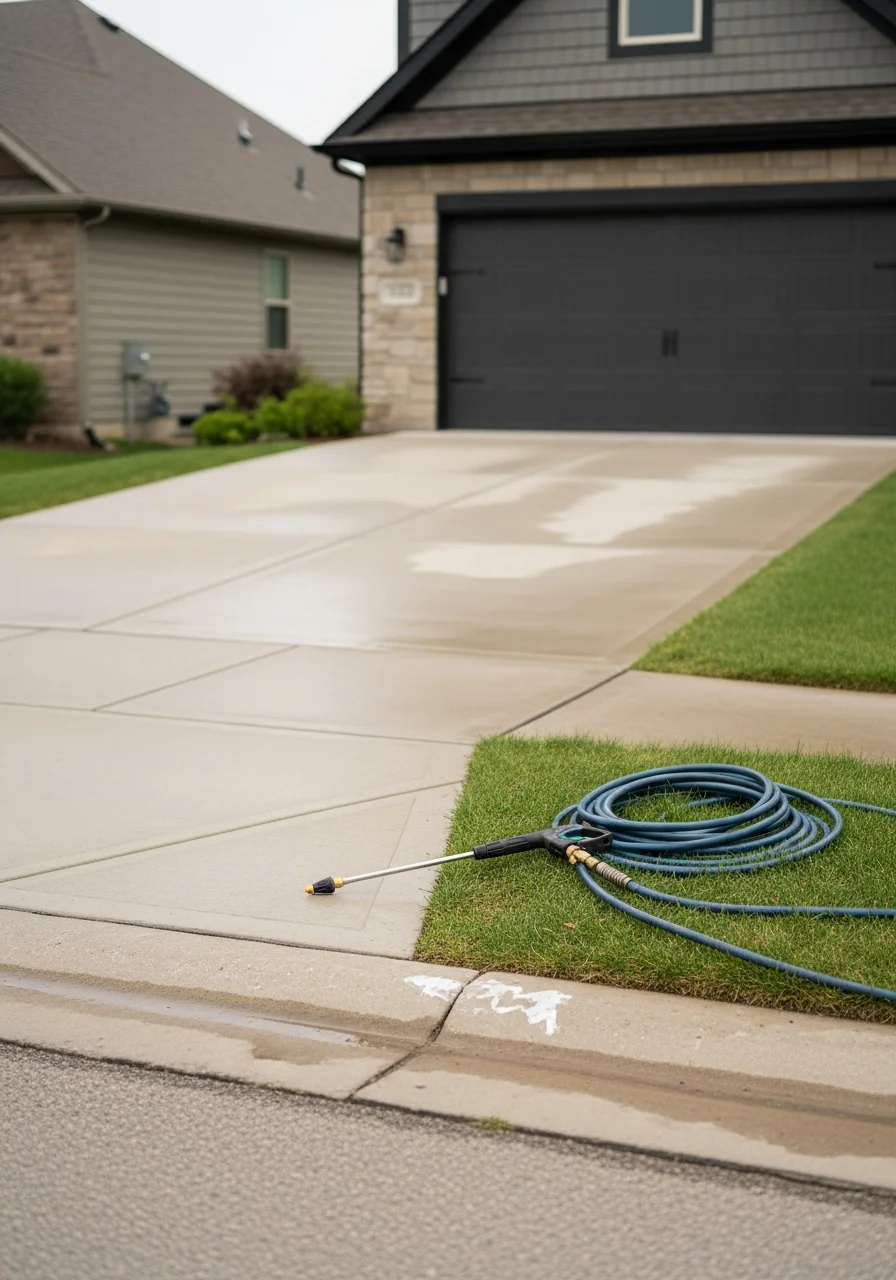 Lee's Summit home exterior with modern landscaping and suburban design common to the area's residential neighborhoods.
