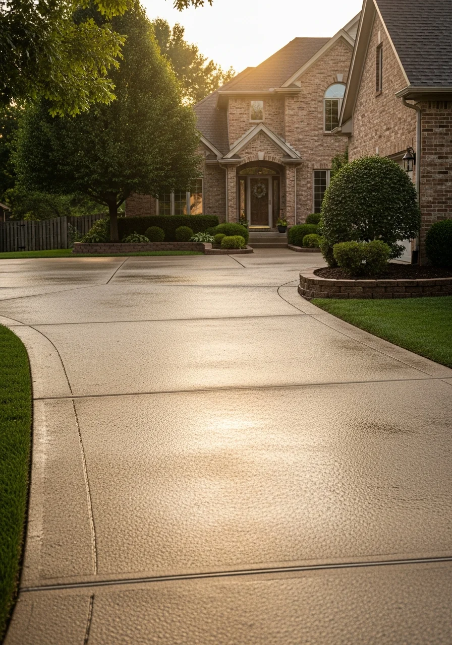 Overland Park residential home with professional landscaping and typical suburban architecture of the area.